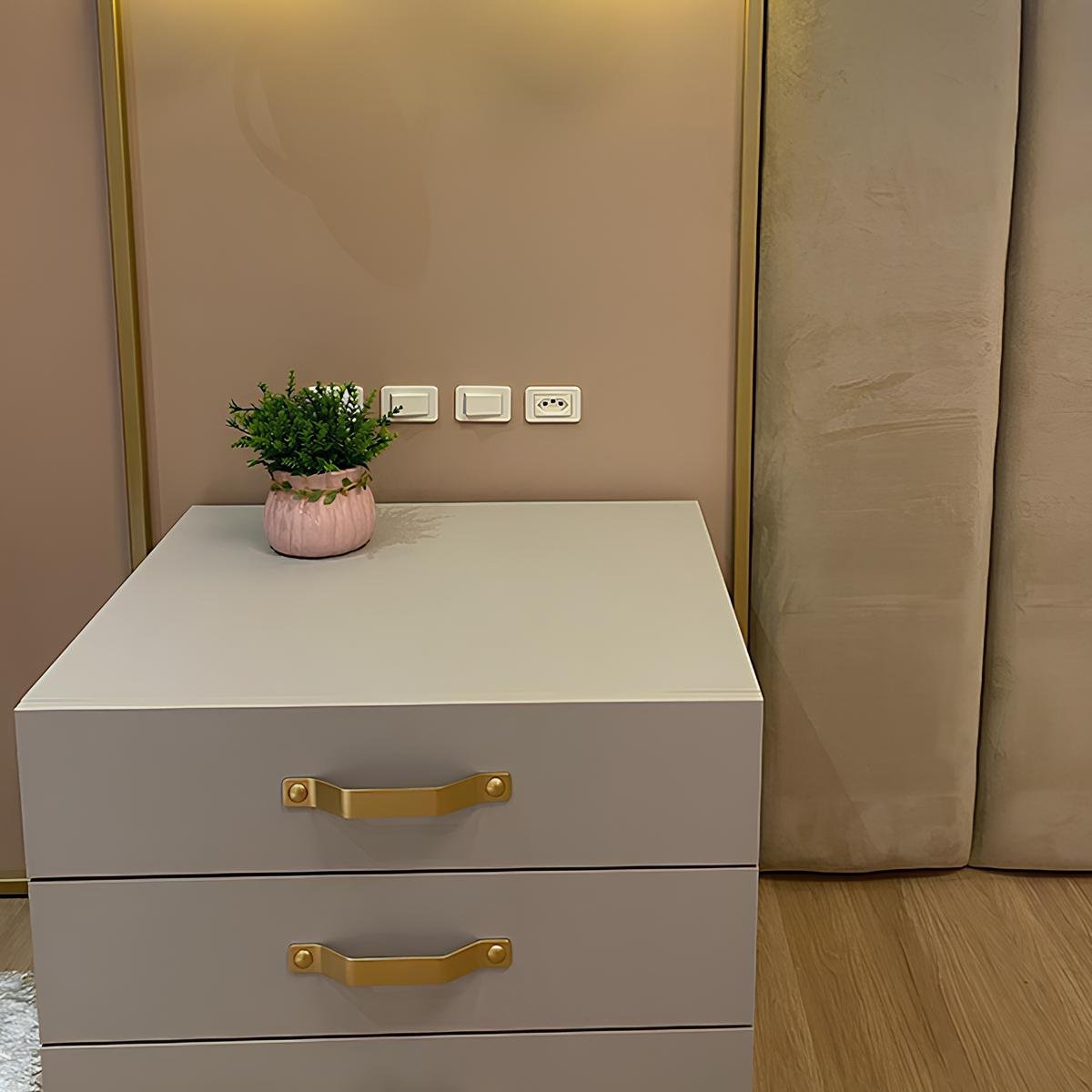 Puxador Nord 160Mm Dourado Matte Zen