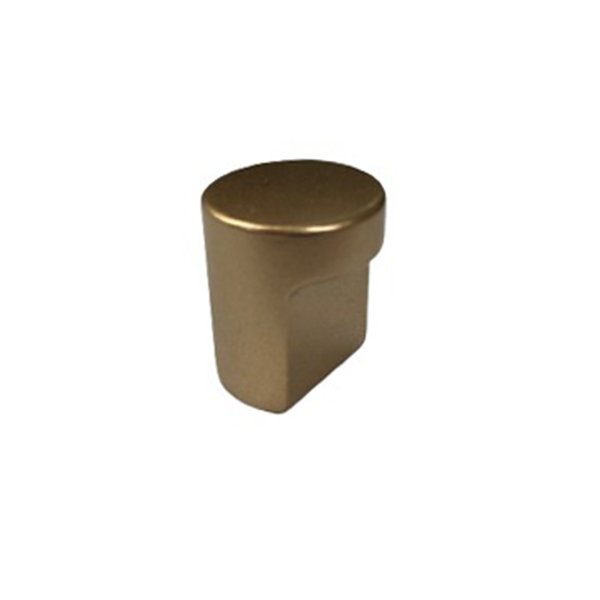 Puxador Radio Dourado Fosco Zen Mini