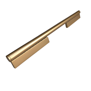 Puxador Sorento Liso Dourado Fosco Zen 320mm