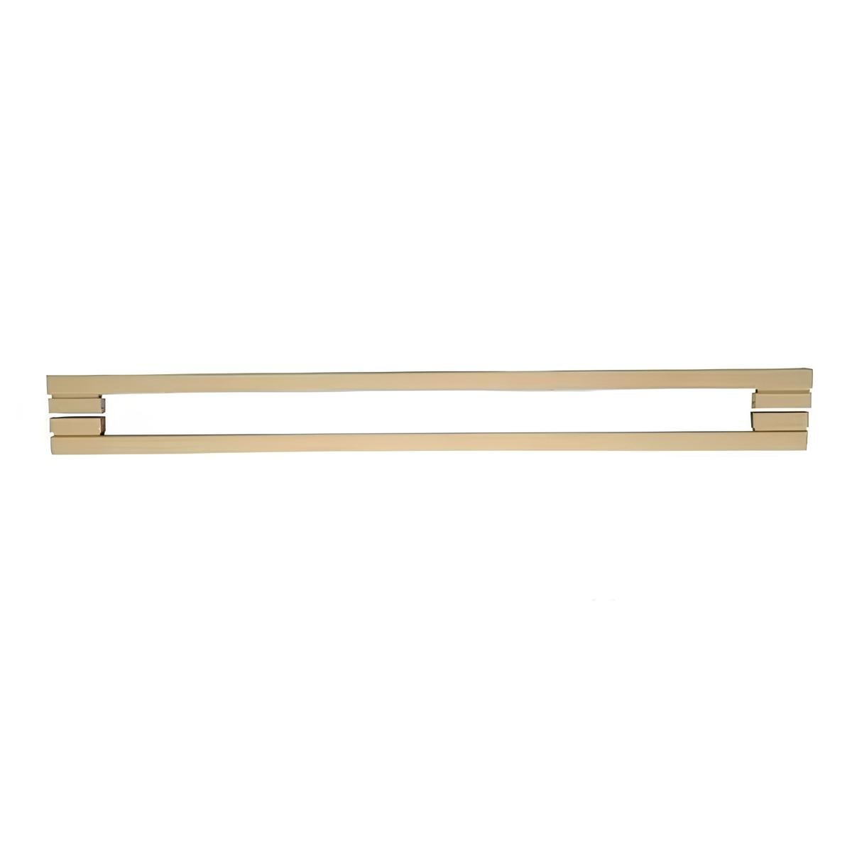 Puxador Para Porta Moma Dourado Fosco Zen 500Mm