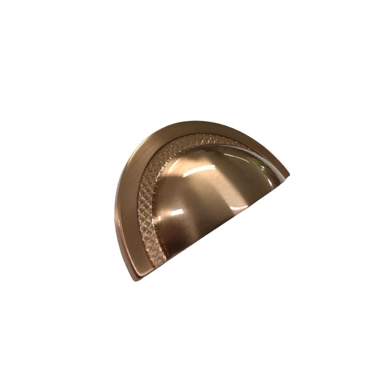 Puxador Shell Rose Escovado Zen 48mm