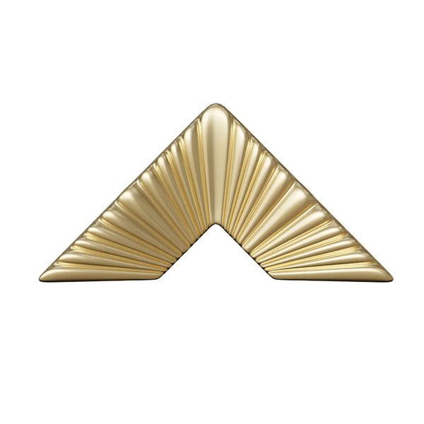 Puxador Auri Il1710 94X32mm Dourado Fosco Italy Line