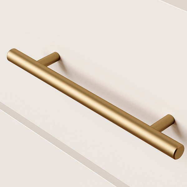 Puxador Primus 814 Dourado Matte Italy Line 160Mm