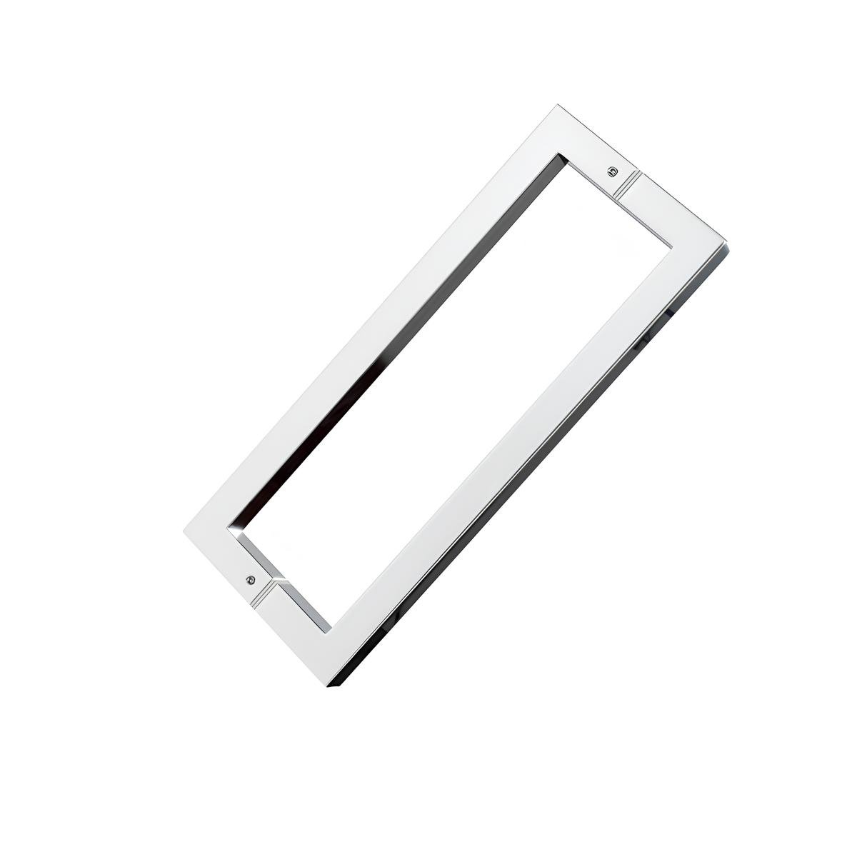 Puxador Duplo De Porta Inox Il 4070 300Mm Cromado Italy Line